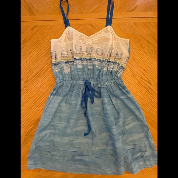 Anthropologie Lilka “Motel Pool” cotton mini dress - M - Picture 5 of 15